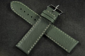 Pasek Campagnolo 453910, Skórzany, Zielony, 22mm