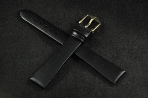 Pasek Hirsch Diamond Calf, Skórzany, Czarny, 15mm