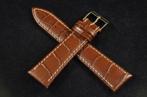 Pasek Horido 9613, Skórzany, Brązowy, 22mm