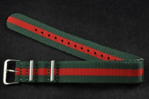 Pasek typu Nato, Nylonowy, Portugalski, 20mm