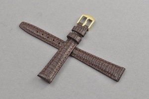 Pasek typu Vintage Elegance, Skórzany, Brązowy, 13mm