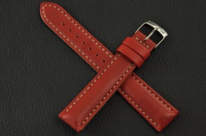 Pasek Morellato Castagno 3687, Skóra Syntetyczna, Czerwony, 18mm