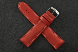Pasek Morellato Castagno 3687, Skóra Syntetyczna, Czerwony, 22mm