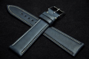 Pasek Campagnolo 635510, Skórzany, Granatowy, 20mm