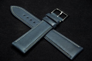 Pasek Campagnolo 635510, Skórzany, Granatowy, 22mm