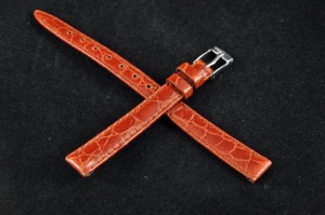 Pasek Bros 8473, Skóra naturalna, Brązowy, 10mm