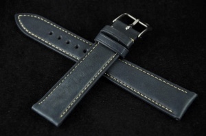 Pasek Campagnolo 635510, Skórzany, Granatowy, 18mm