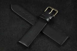 Pasek Condor 081, Skóra naturalna, Czarny, 16mm