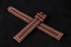 Pasek do zegarka Longines Vintage, Skórzany, Brązowy, 14mm