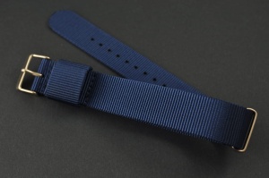 Pasek Nato, Styl DW, Bayswater, Granatowy, 18mm