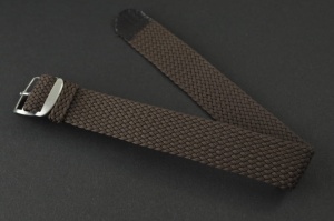 Pasek Perlon Brązowy, 18mm