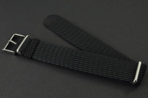 Pasek typu Nato, Perlon, Czarny, 18mm