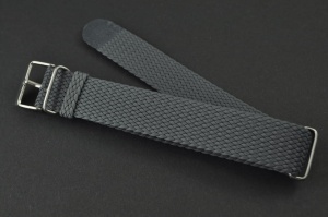 Pasek typu Nato, Perlon, Szary, 20mm