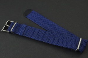 Pasek typu Nato, Perlon, Niebieski, 20mm