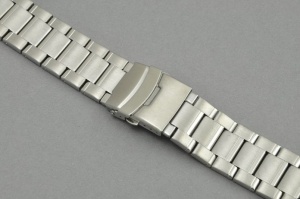 Bransoleta do zegarka, Stalowa, Srebrna, 22mm