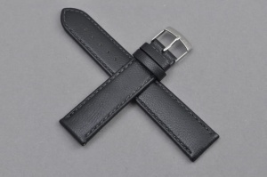 Pasek Morellato Lauro Grana 5336, Skóra syntetyczna, Czarny, 20mm