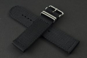 Pasek Nato dwuczęściowy, Czarny, 22mm