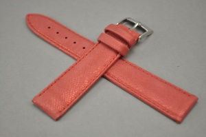 Pasek Bros 8796, Skórzany, Czerwony, 18mm