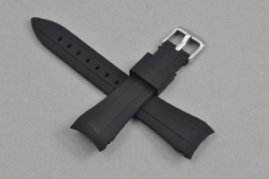 Pasek do zegarka Rolex,  Profilowany, Silikonowy, 20mm