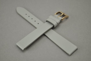 Pasek do zegarka Adriatica 3632, Skórzany, Szary, 14mm