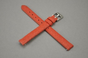 Pasek Vegan Vintage, Pinatex, Czerwony, 10mm