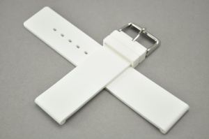 Pasek Horido 014, Silikonowy, Biały, 20mm