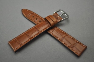 Pasek Happel Tampa,  Skórzany, Brązowy. 19mm, M