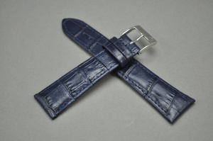 Pasek Campagnolo 452110, Skórzany, Granatowy, 22mm