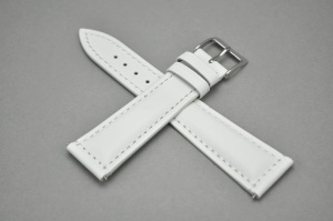 Pasek Skórzany, Biały, 22mm