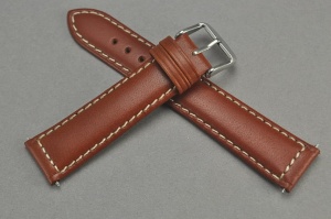 Pasek Skórzany, Brązowy, 20mm