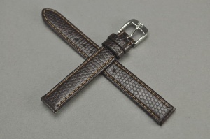 Pasek Di-Modell Brillant 2125, Skórzany, Ciemny brąz, 13mm