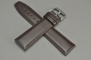 Pasek Horido 077, Skórzany, Brązowy, 22mm