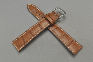 Pasek Happel Saboga,  Skórzany, Brązowy, 19mm, M