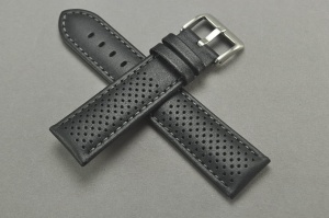 Pasek Condor 364, Skórzany, Czarny, 18mm