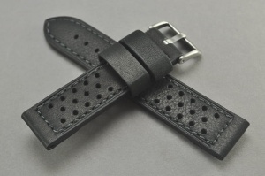 Pasek Condor 383, Skórzany, Czarny, 20mm