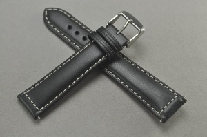 Pasek Skórzany, Czarny, 22mm, XL