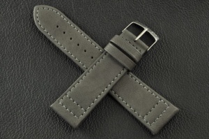 Pasek Morellato Ginepro 4472, Skóra Syntetyczna, Czarny, 24mm