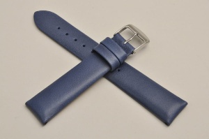 Pasek Condor 396, Skóra naturalna, Granatowy, 20mm