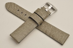 Pasek Vegan Mela Vintage, Włókna z jabłka, Szary, 22mm