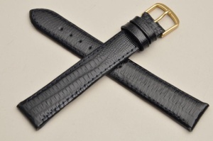 Pasek Bonflair Teju 20181, Skórzany, Granatowy, 18mm, XL