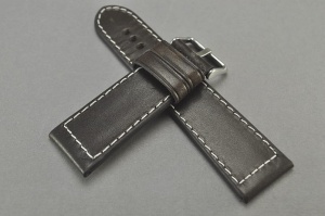 Pasek Skórzany, Bonflair Outdoor, Ciemny brąz, 26mm