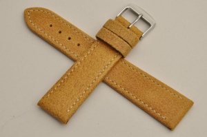 Pasek Condor 399, Skórzany, Jasny brąz, 22mm