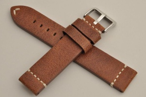 Pasek Condor 402, Skórzany, Brązowy, 22mm