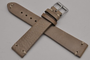 Pasek Fluco Hunter 107M, Vintage, Skórzany, Beżowy, 19mm