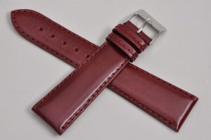 Pasek Campagnolo 715510, Skórzany, Bordowy, 22mm