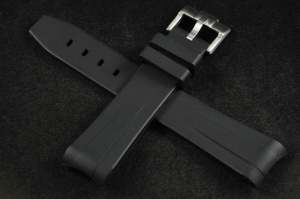 Pasek do zegarka Rolex profilowany, Kauczuk, 20mm