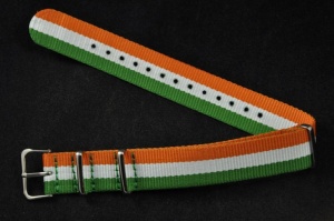 Pasek typu Nato, Nylonowy, Irlandzki, 18mm