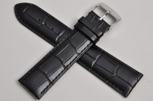 Pasek Horido 189, Skórzany, Czarny, 22mm