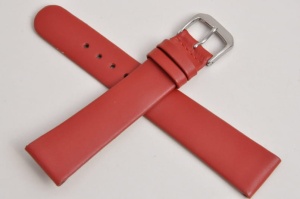 Pasek Happel Merano,  Skórzany, Czerwony, 19mm, M