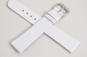 Pasek Happel Merano,  Skórzany, Biały, 19mm, M